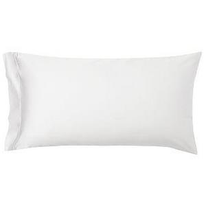 PB Essential 300-Thread-Count Extra Pillowcases, Set of 2, Standard, White (Monogram T)