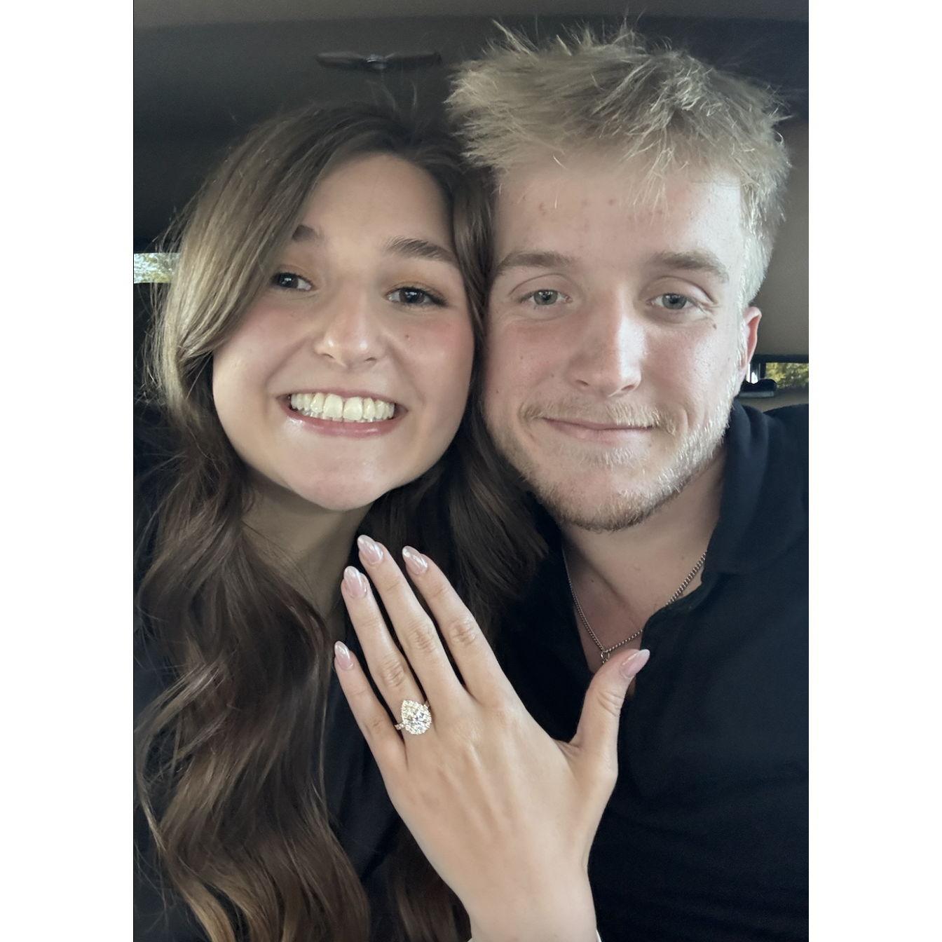 Right after the engagement!