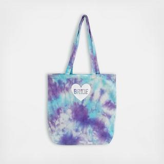 Bride Heart Tie-Dye Tote