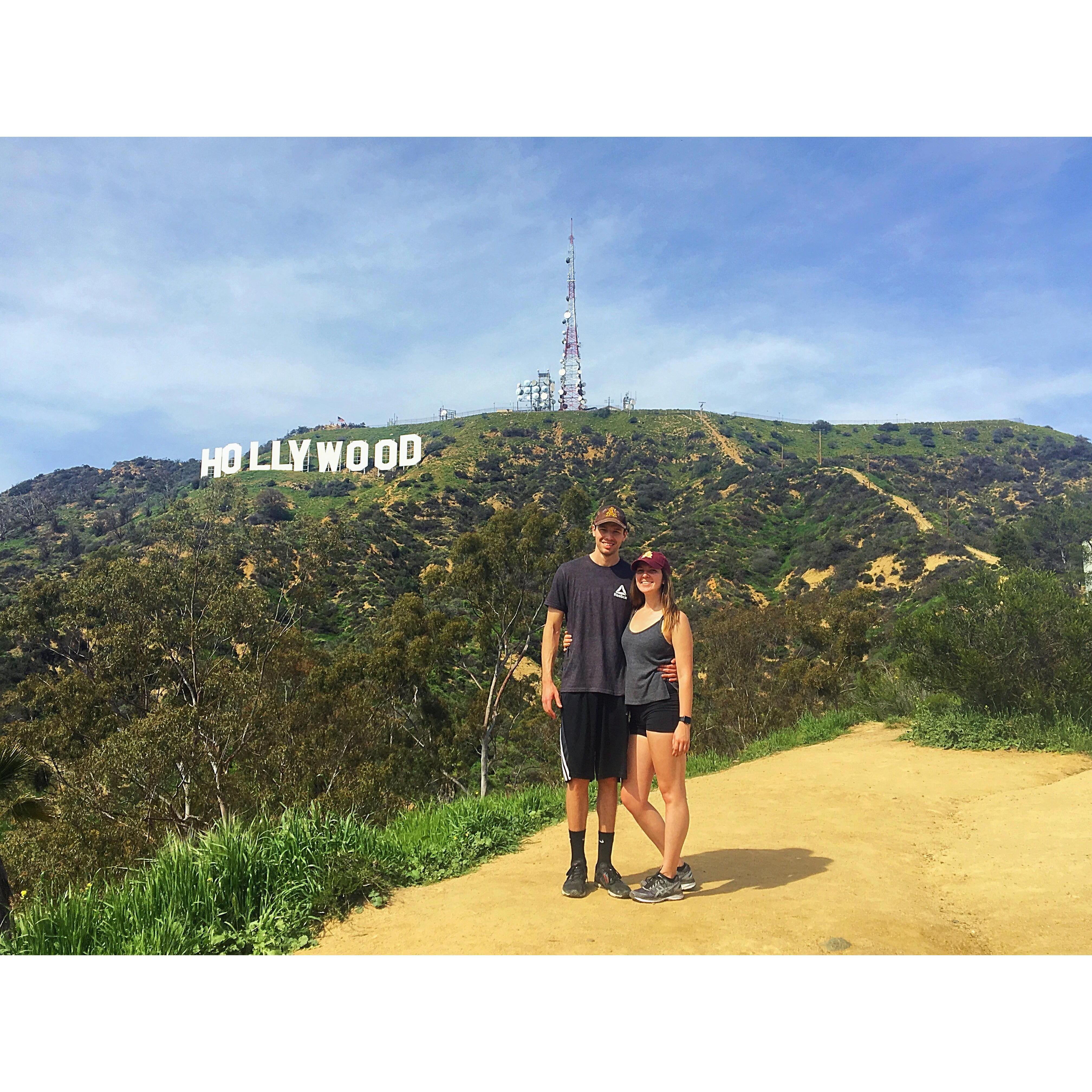 Hiked the Hollywood sign March 3rd 2017