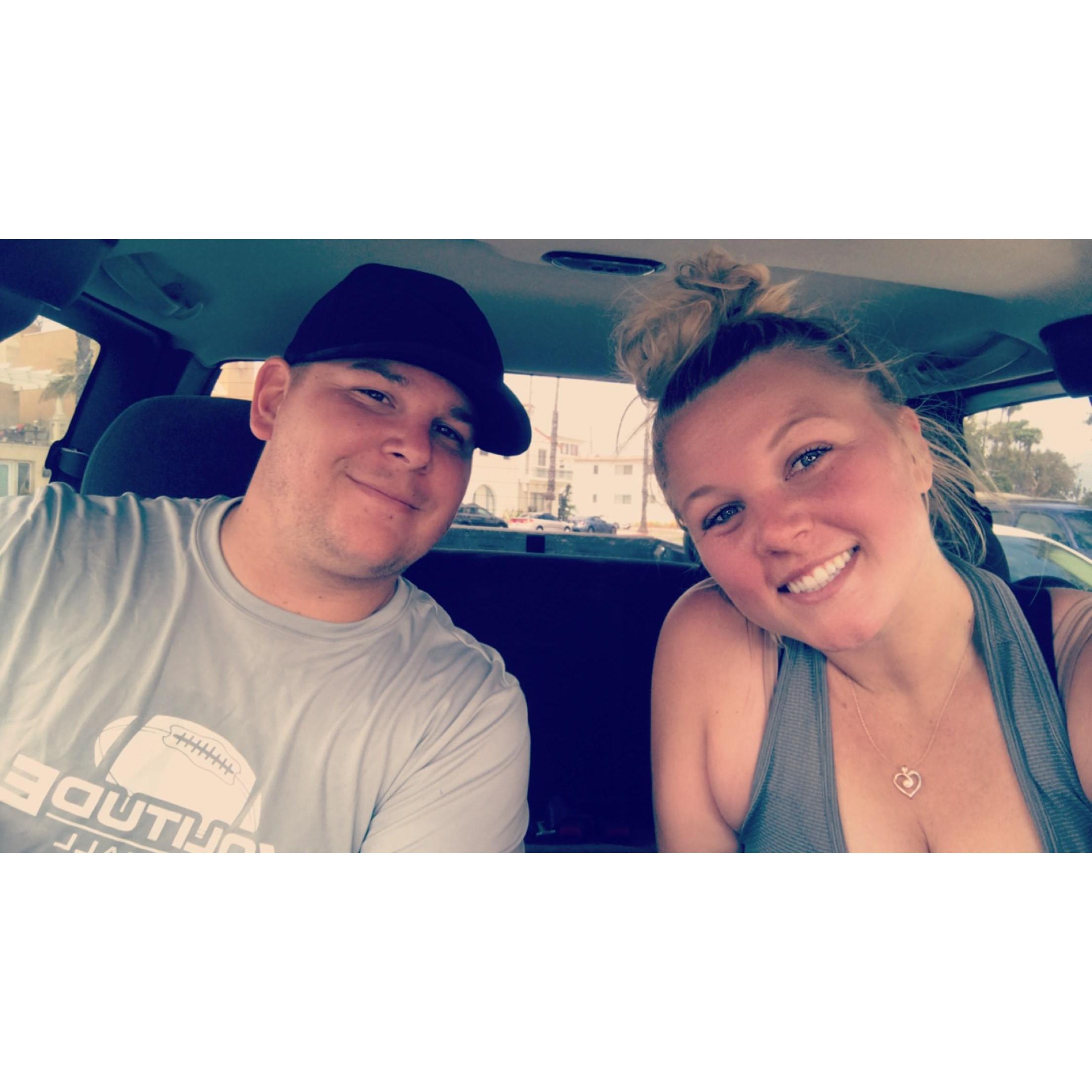 June 2018 - After Playing Beach Flag Football in Long Beach