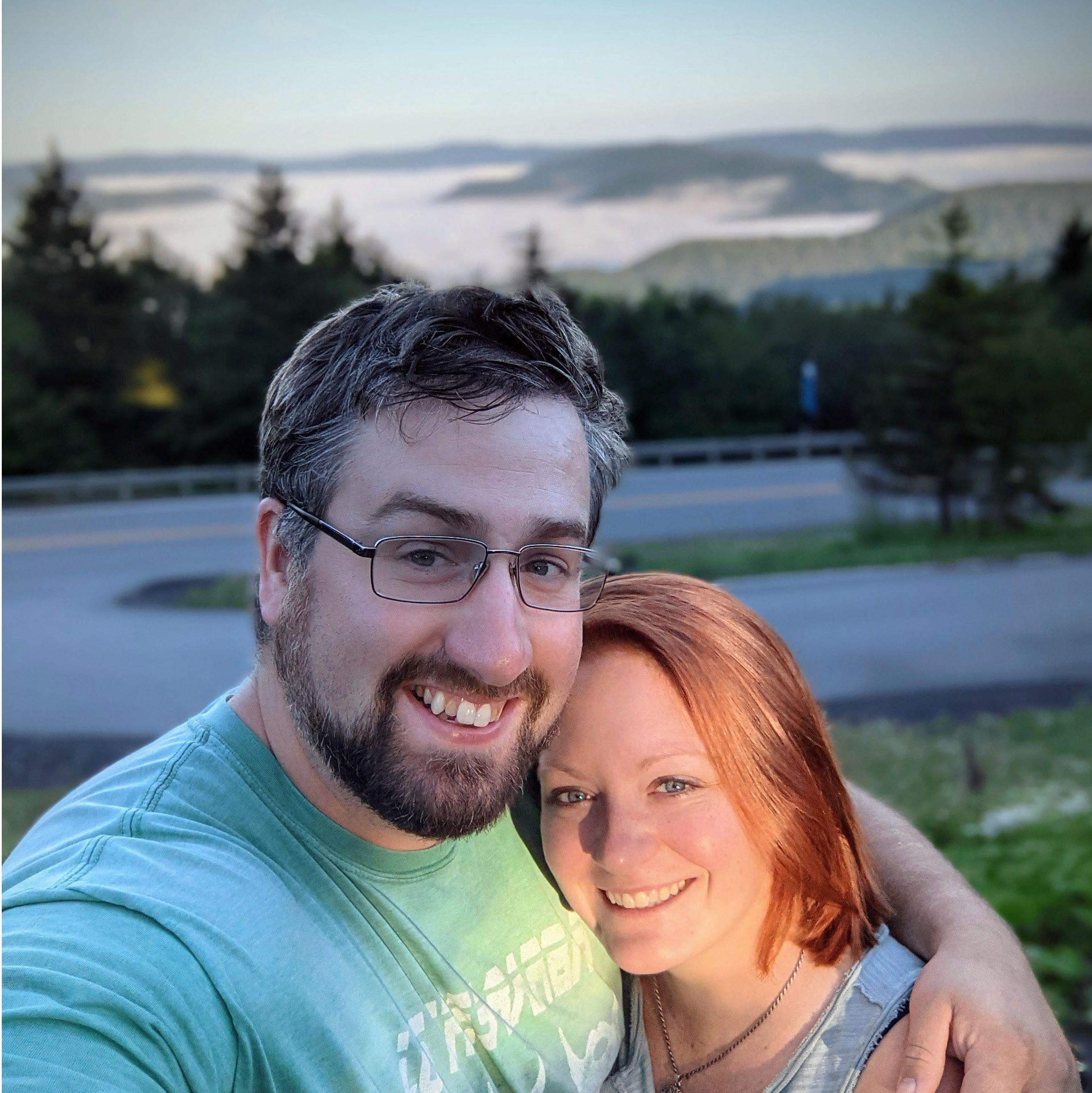 As we left Snowshoe after the engagment, we wanted to get one more photo in the morning light