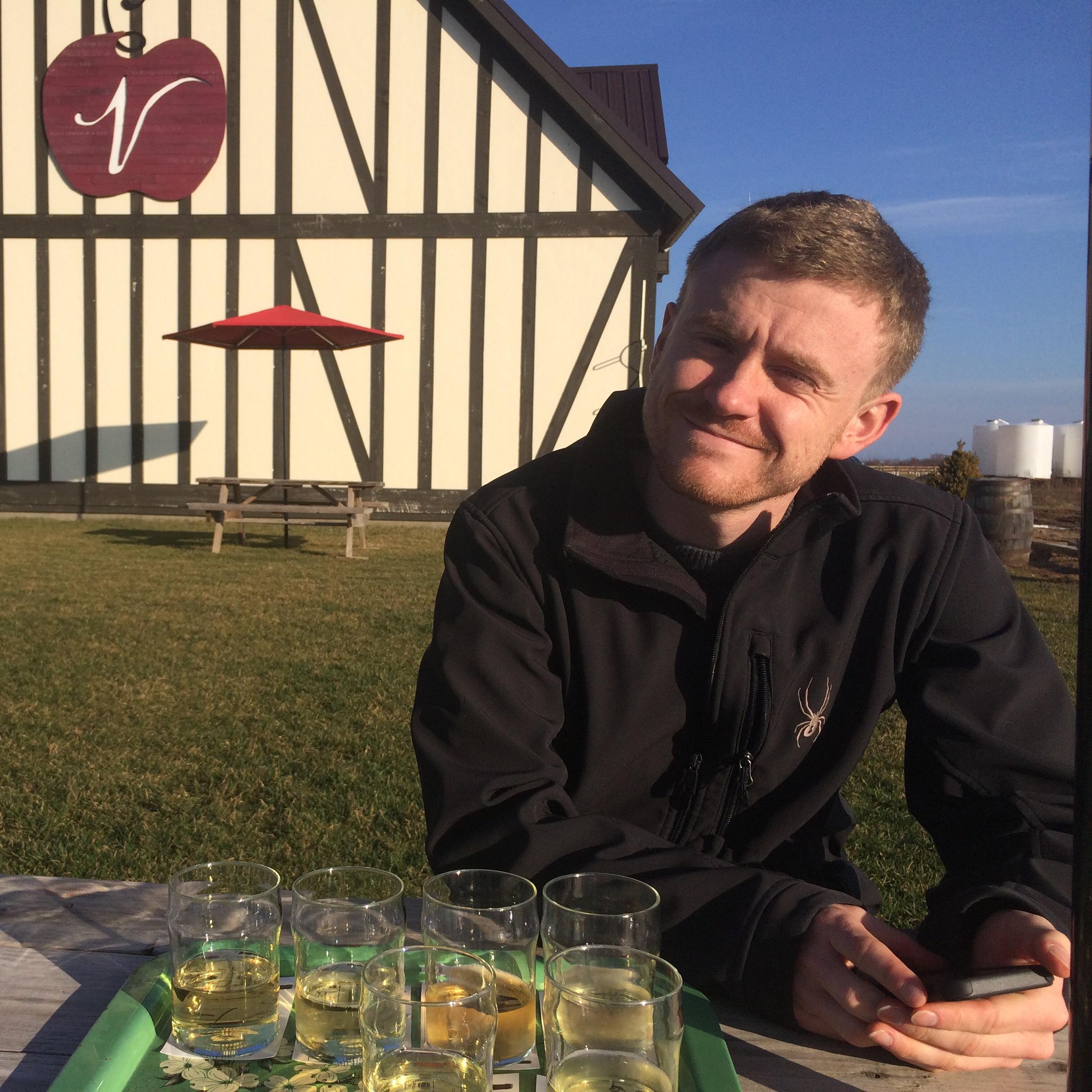 Virtue Cider - our favorite cidery & where we spent the afternoon before our engagement :)