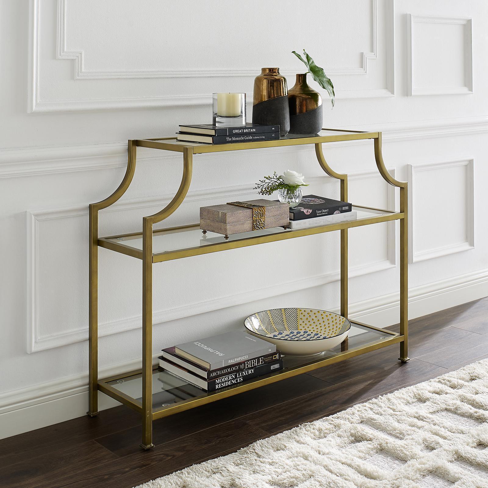 Crosley Aimee Console Table Oil Rubbed Bronze