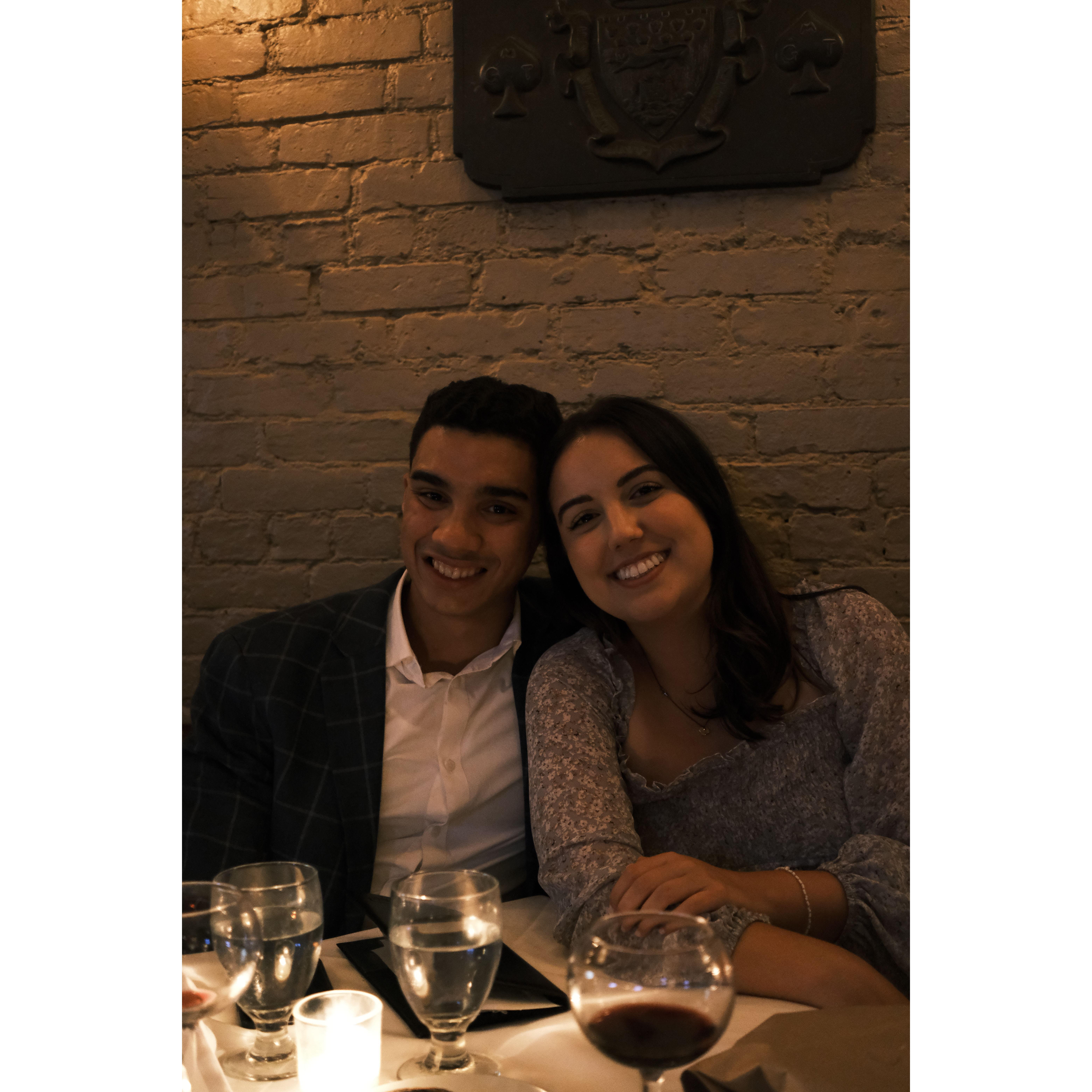 9.15.23 on our first date!