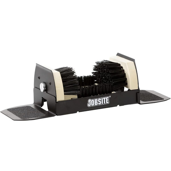 Jobsite Boot Scrubber - Outdoor Shoe Scraper Cleaner Brush - Extra Wide