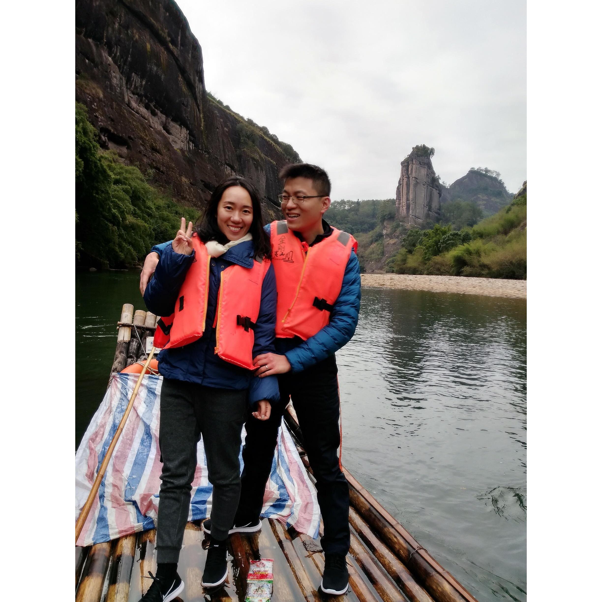 Visited Mt. Wuyi in Fujian Province.