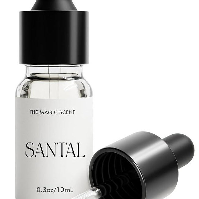 The Magic Scent Santal Diffuser Oil - Fragrance Scent - Cold-Air & Ultrasonic - Santal Essential Oil - Diffuser Oils Scents for Home - Sandalwood Oil - 0.3 fl oz, 10 mL