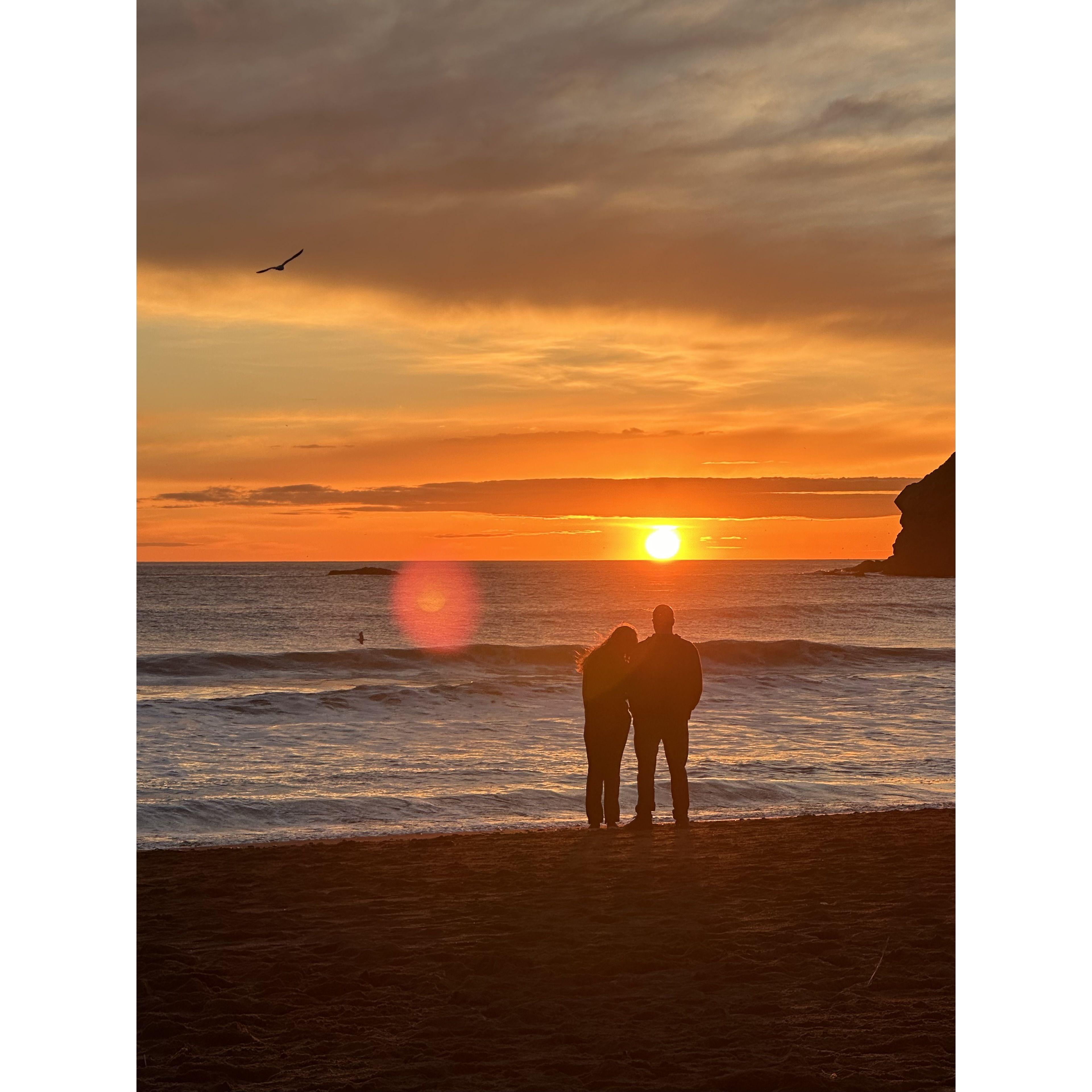 An amazing celebration of the winter solstice in Muir Beach, California