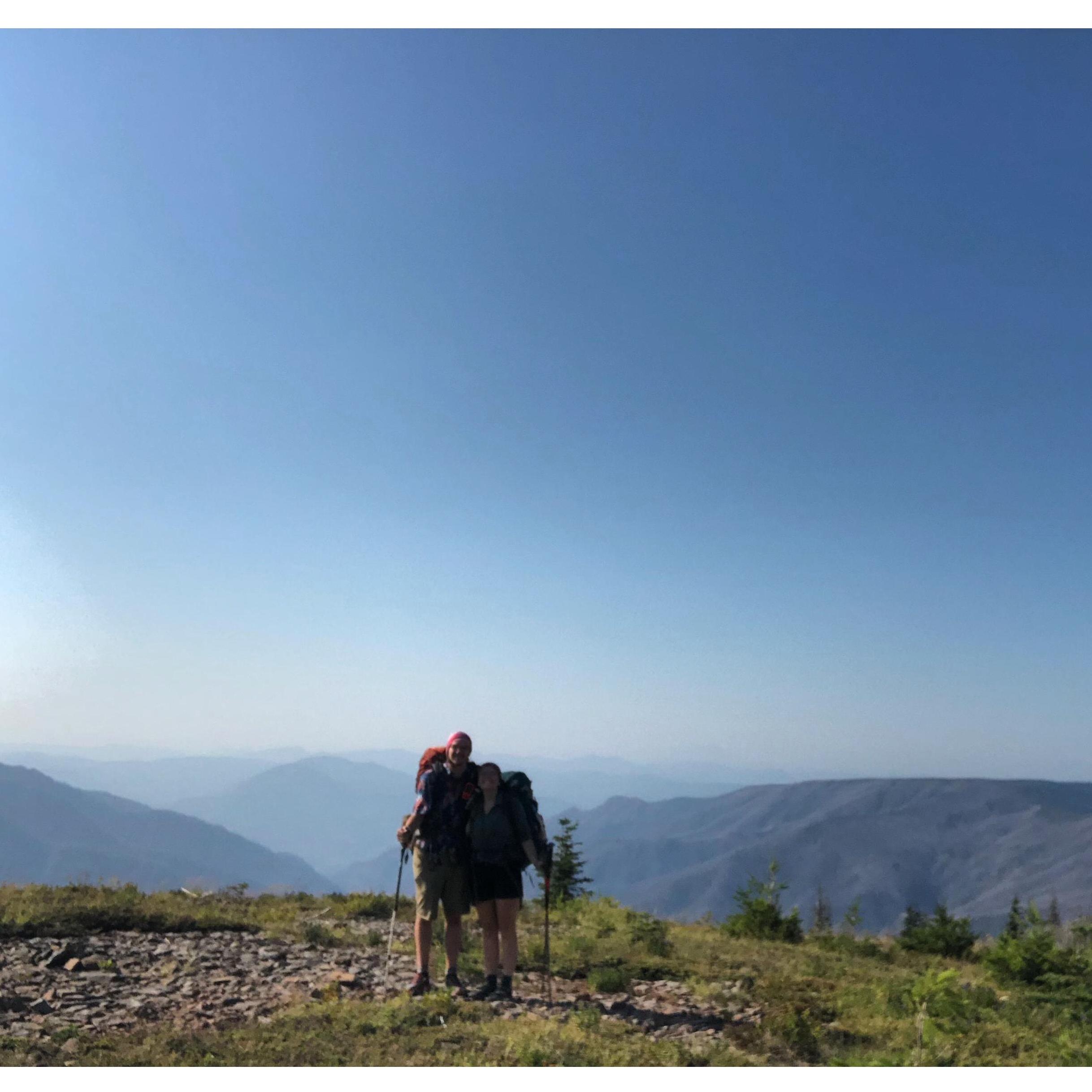 Us in Oregon on our week on the PCT