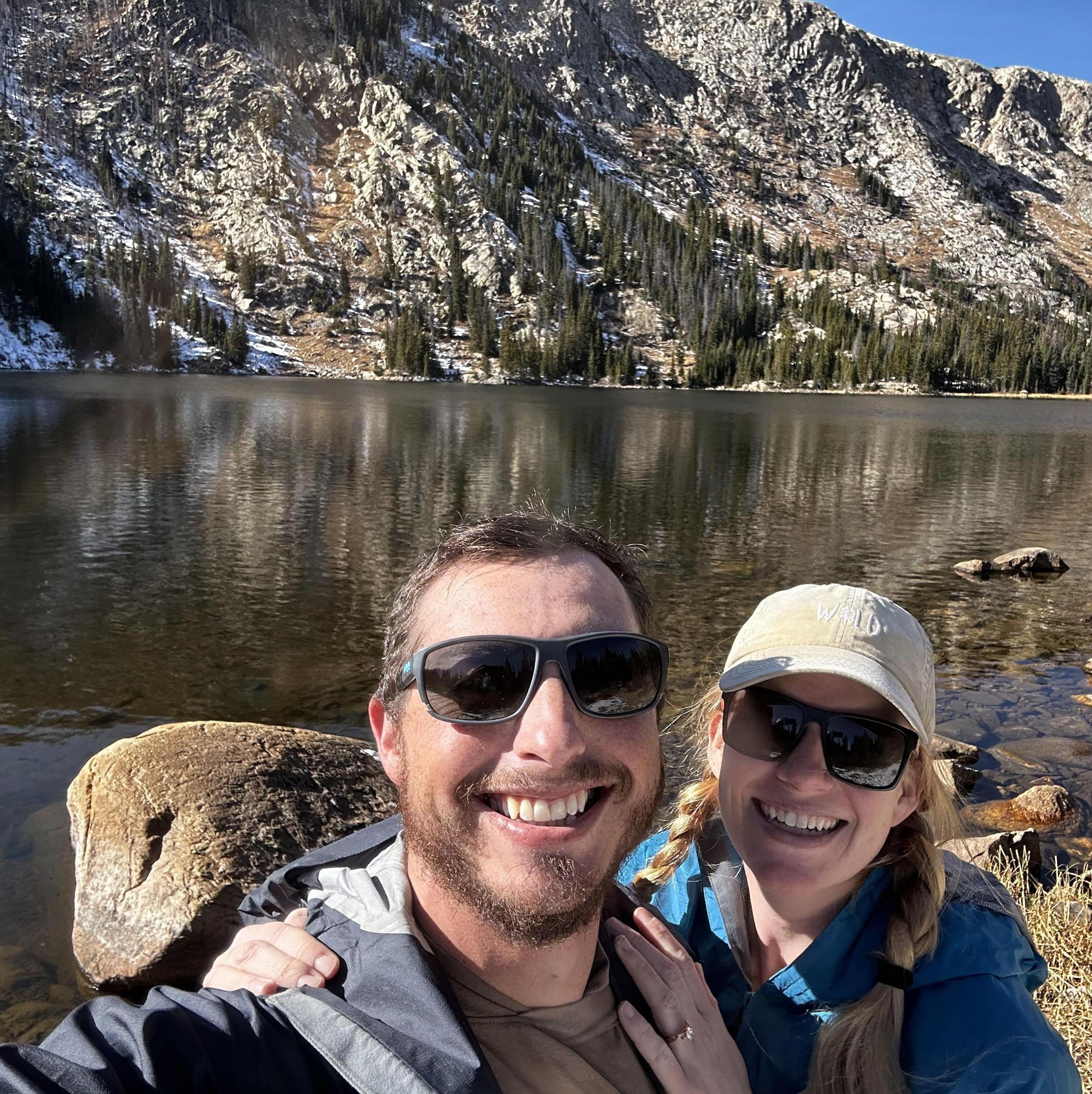 Where we got engaged!
