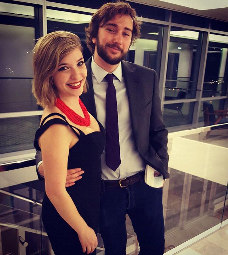 David supporting Amanda's organization's fundraiser