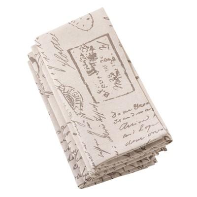 Natural Letters Table Runner - Saro Lifestyle