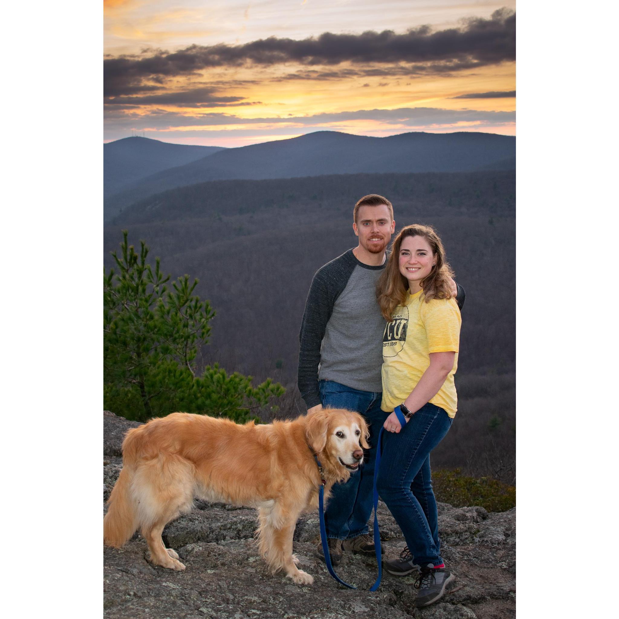 Spy Rock hike (again), VA November 2020