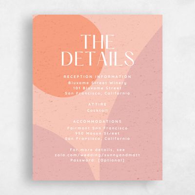Peach Blush, Orange Wedding Enclosure - Rafina