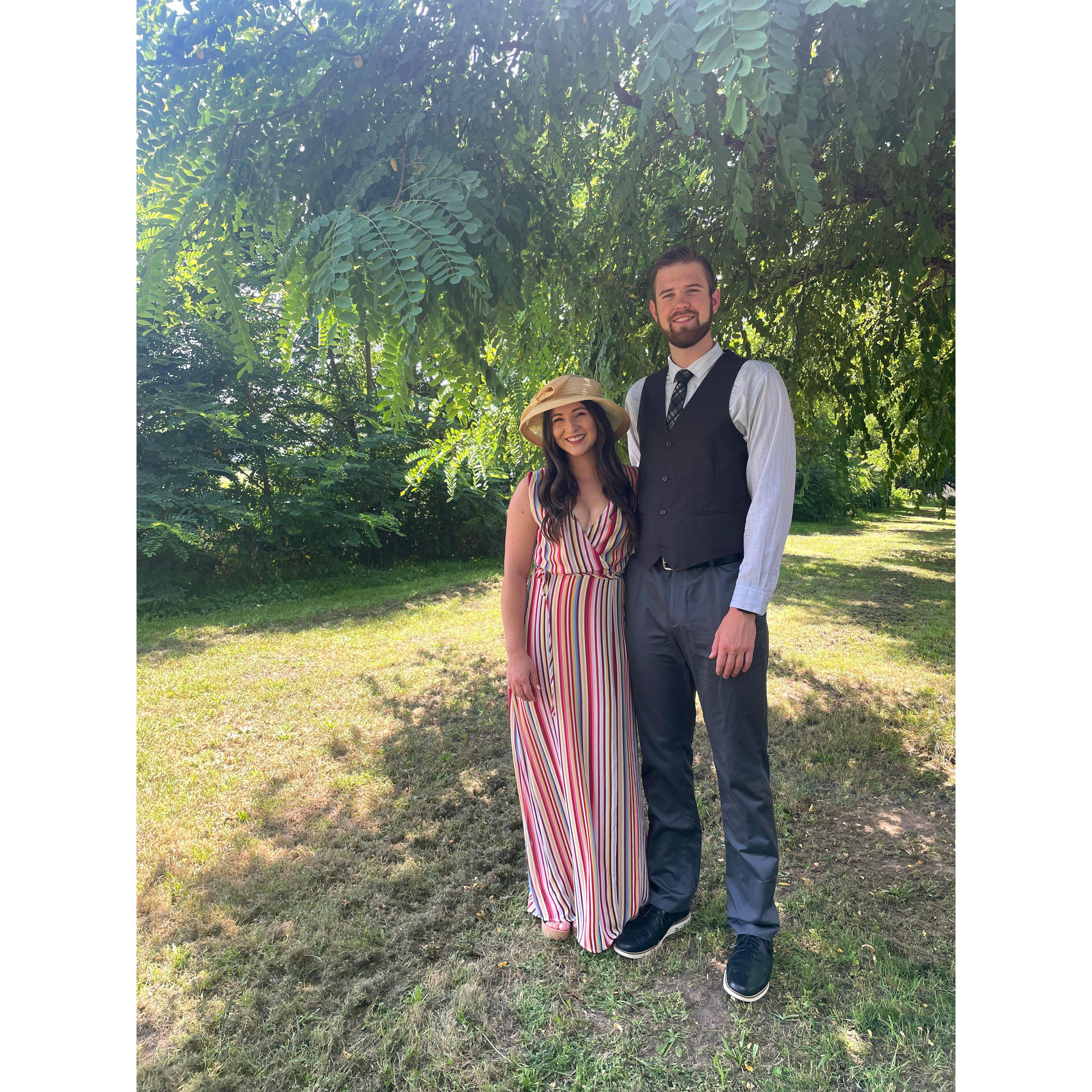 Attending Juliette's cousin's wedding in France (August 2021)