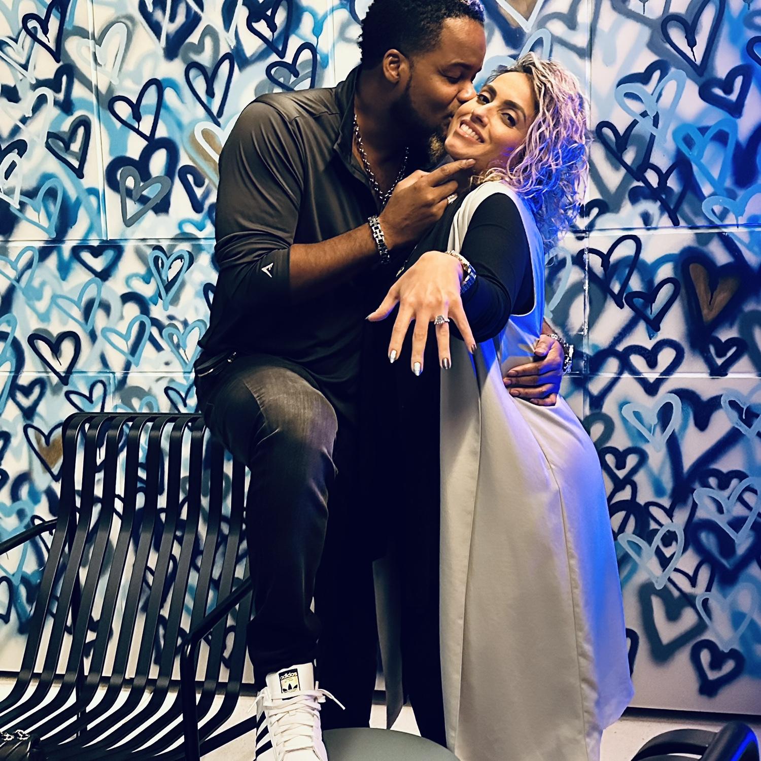 She said, Yes!  #WeSaidWeWood