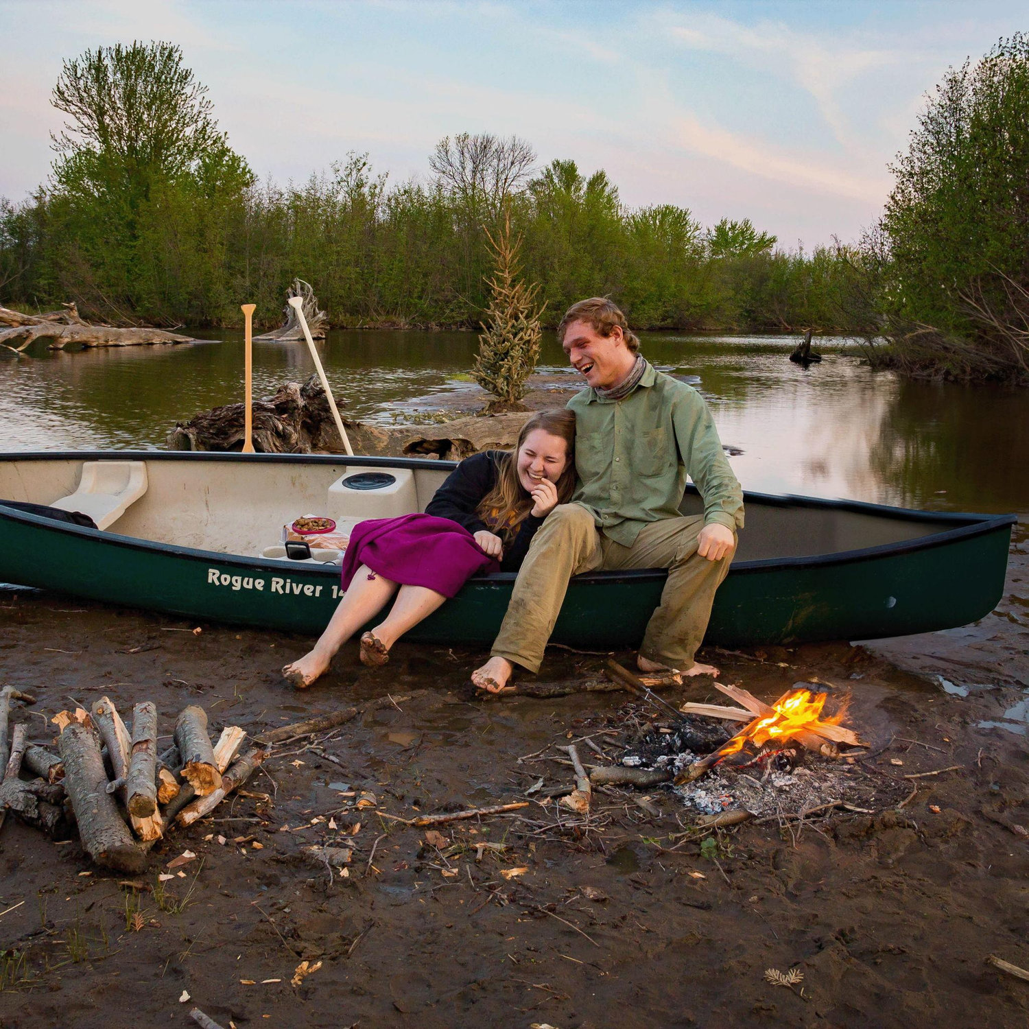 One of our first outdoor adventures together!
