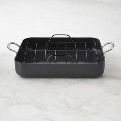 GreenPan™ Black Roasting Pan with Rack, 16"