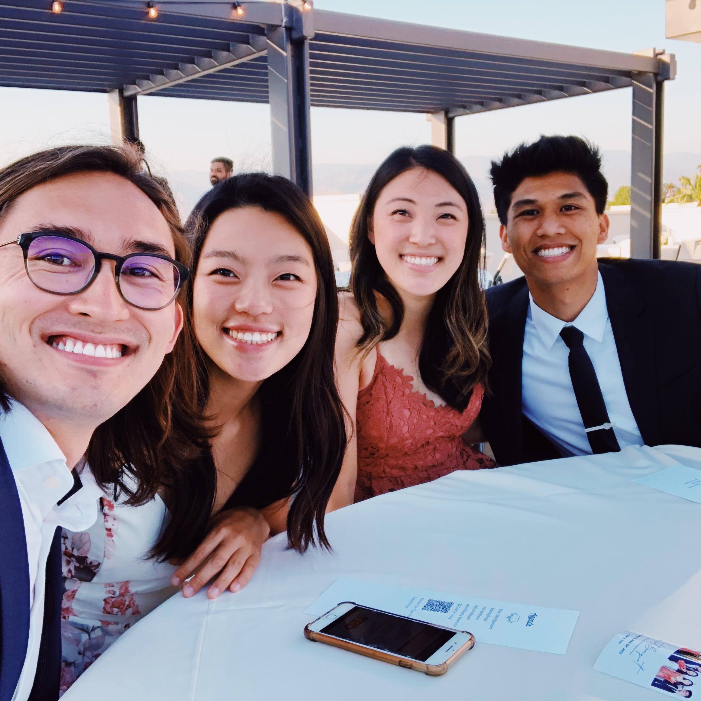 Suzie's 4th year dental school banquet w/ Kylo and Miki