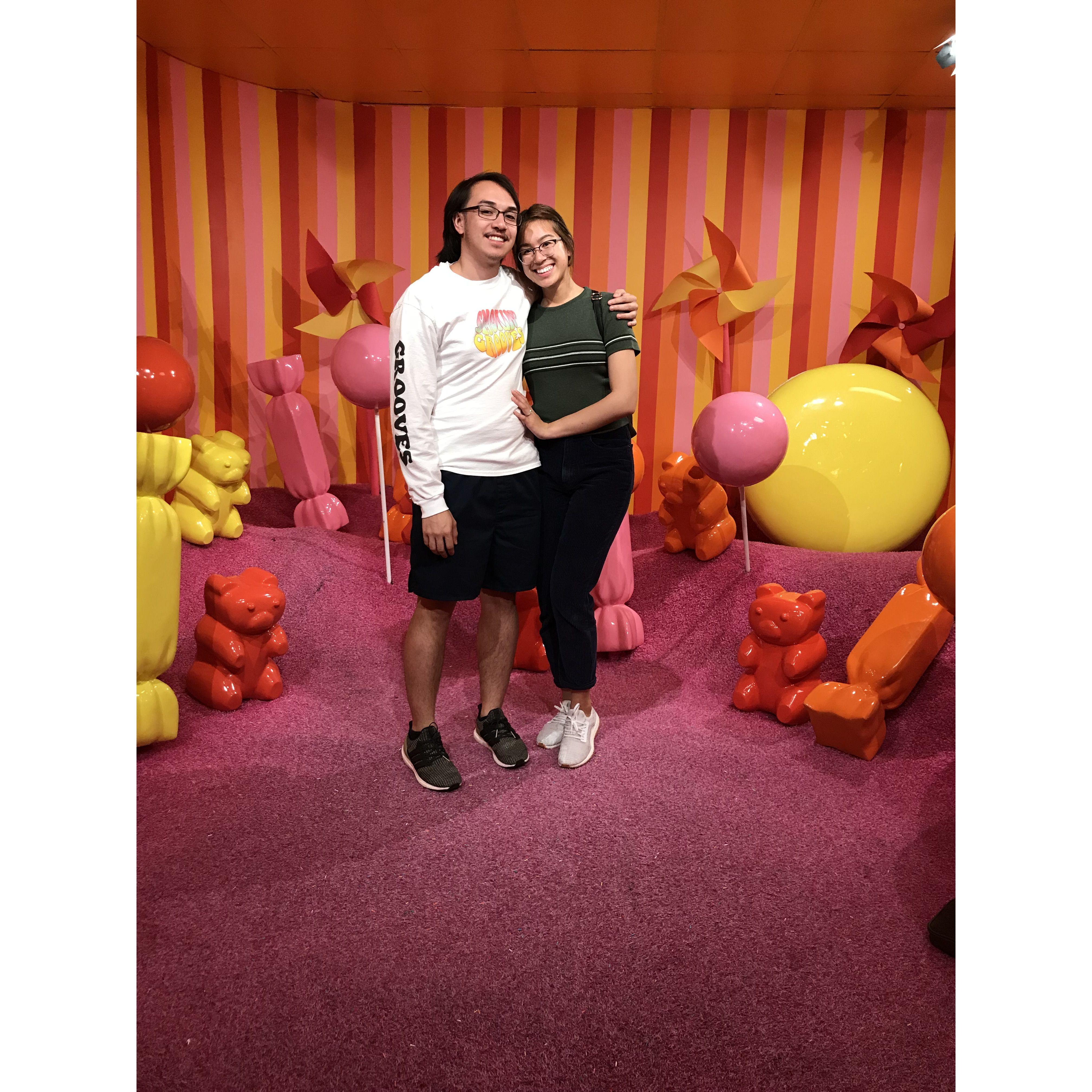 2018 - The Color Factory Museum in San Francisco. We used to ditch school and drive to SF frequently (followed by many parking tickets).