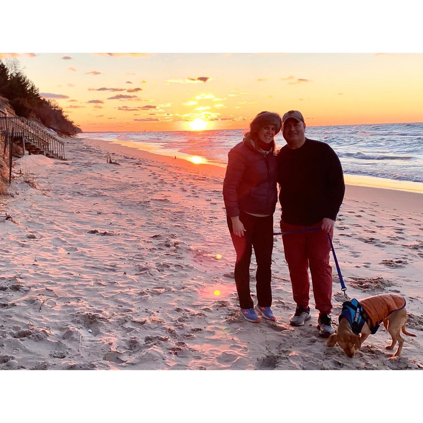 First trip together, Michigan.