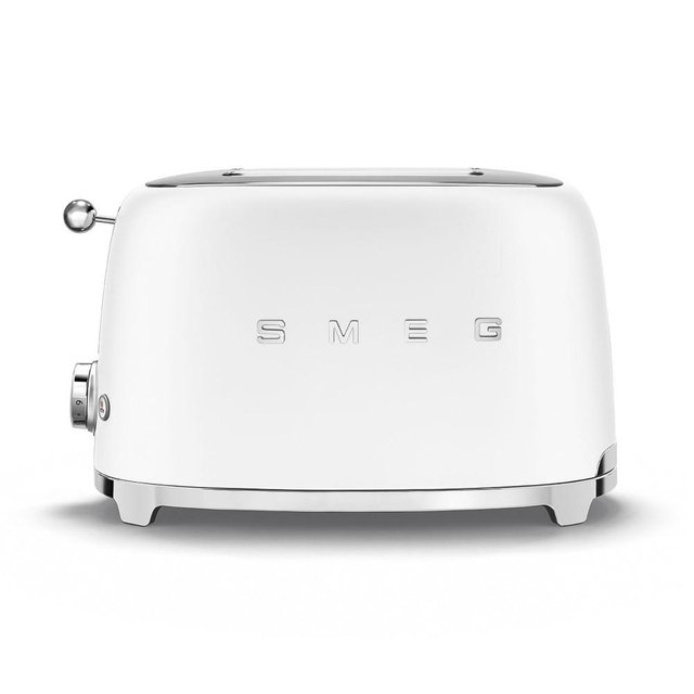 SMEG 2-Slice Toaster, Matte White