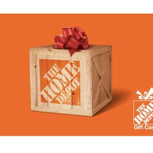 Home Depot Gift Card for new Bedroom Blinds!