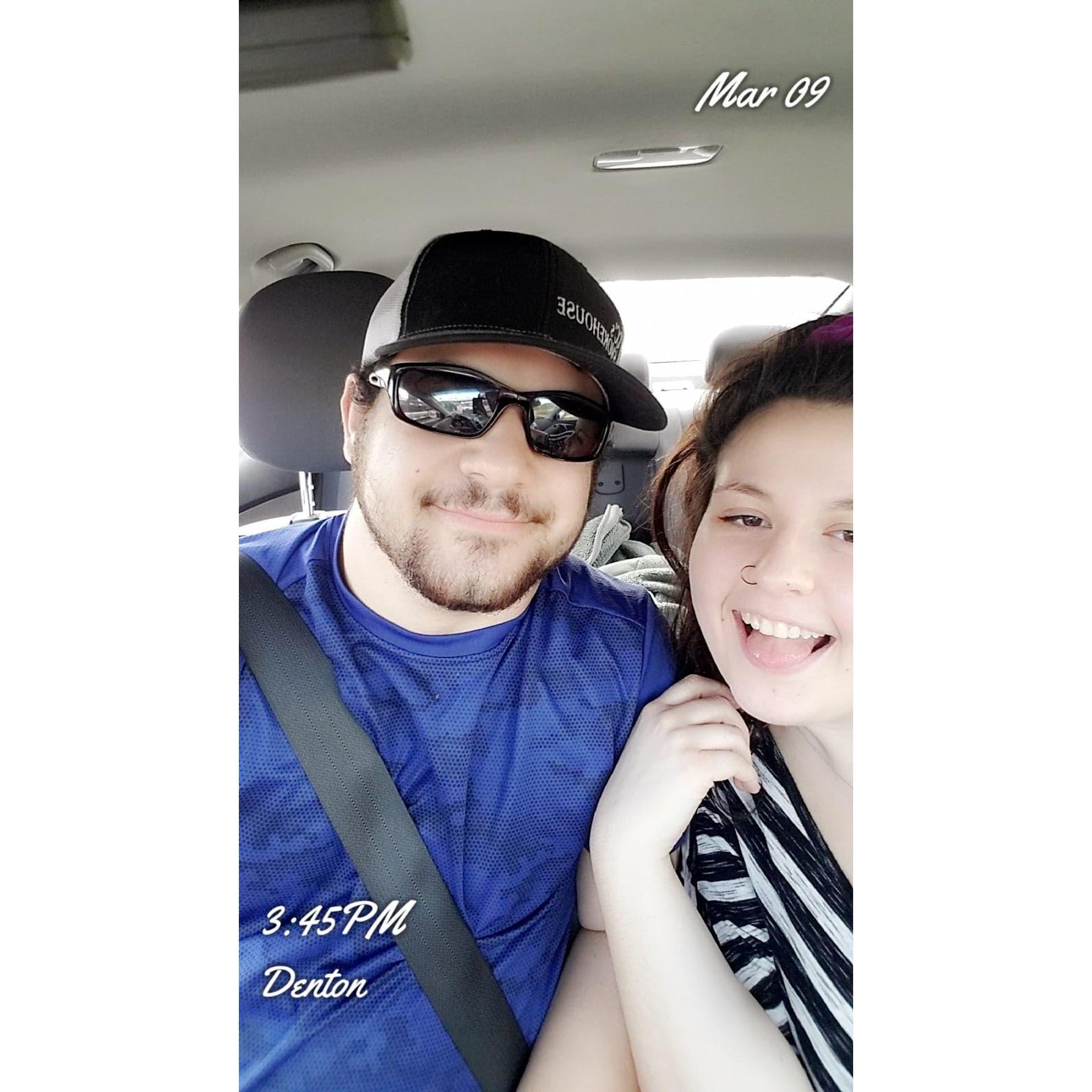 Car selfies