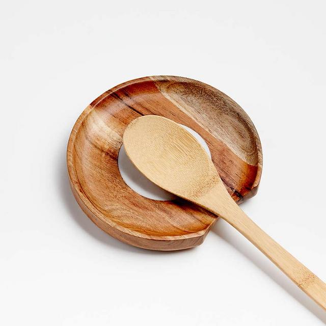 Rima Acacia and Marble Spoon Rest