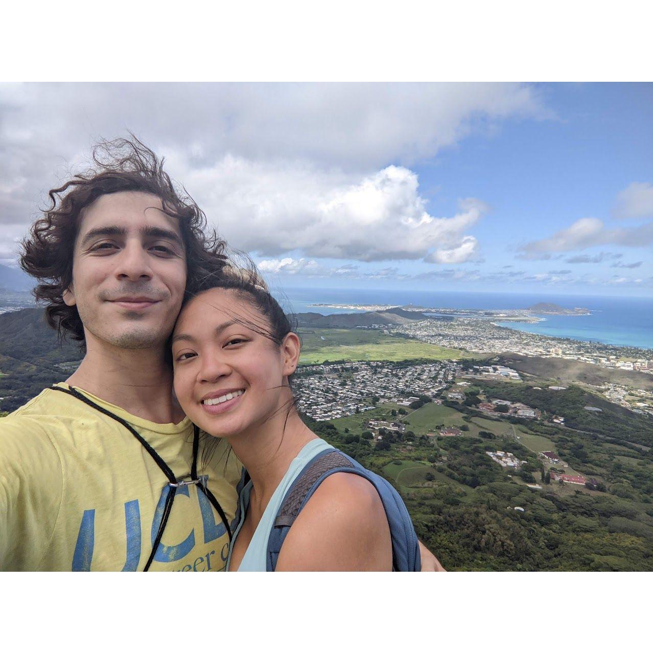 Completing the Three Peaks hike in Hawaii - 2022