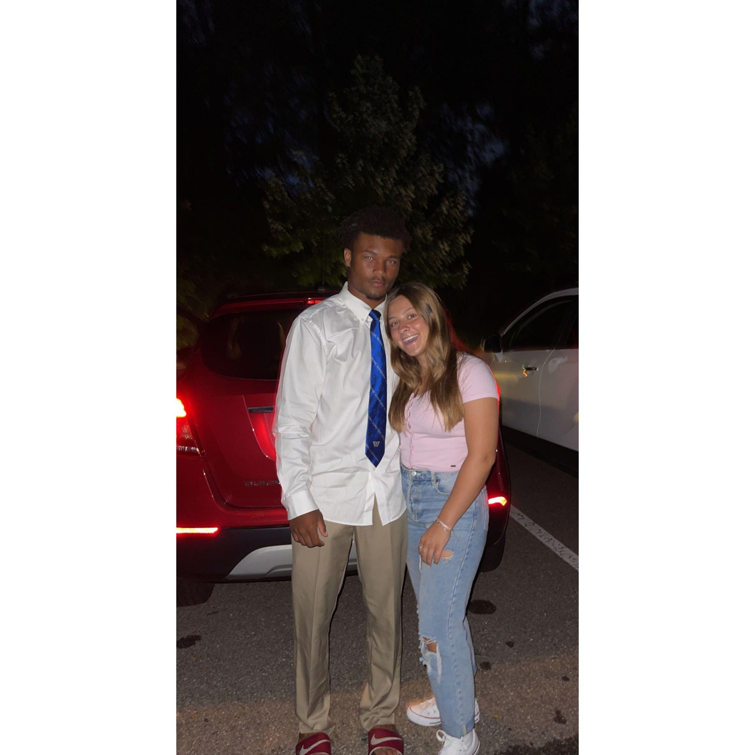First day of senior year of high school!