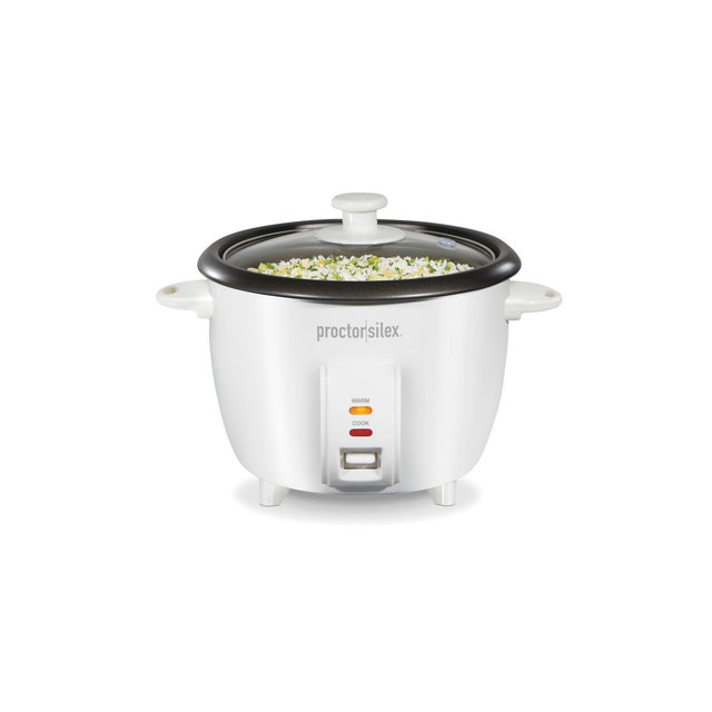 Proctor Silex 10 Cup Rice Cooker & Steamer White 37533G