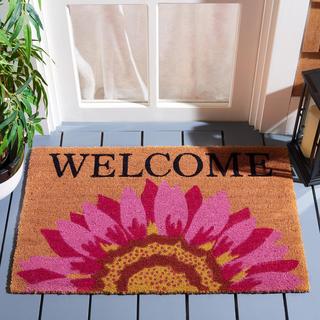 Flower Welcome Door Mat