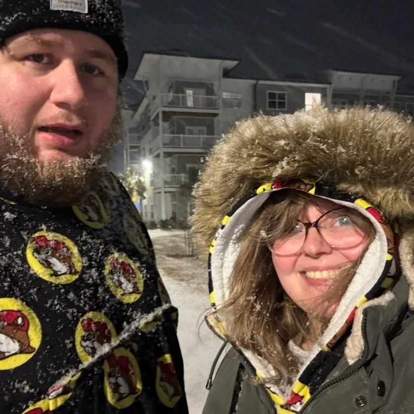 Seeing it actually snow South Carolina! January 2025