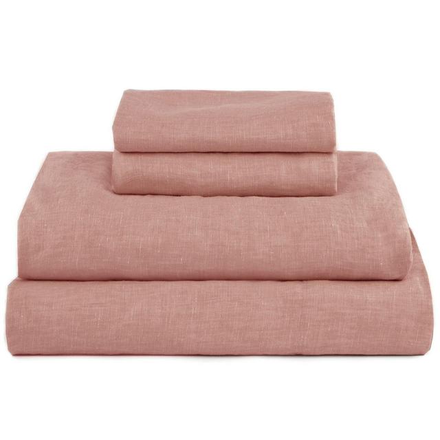 BOKSER HOME 100% French Linen Sheet Set - King
