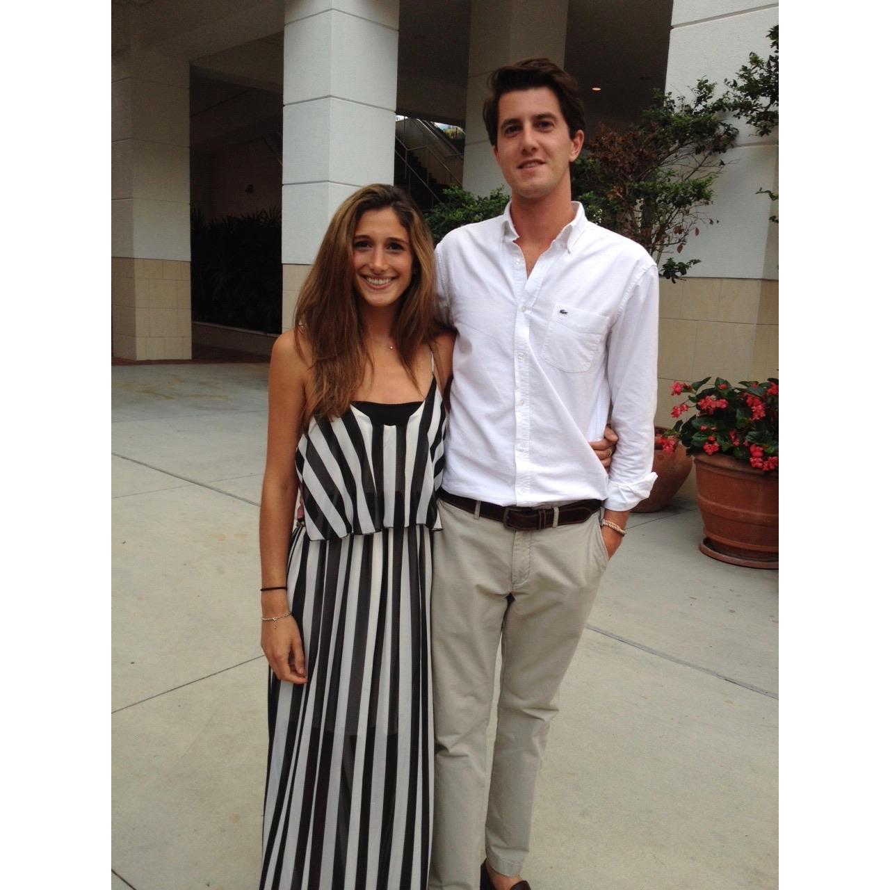 Alyssa’s graduation dinner 2014