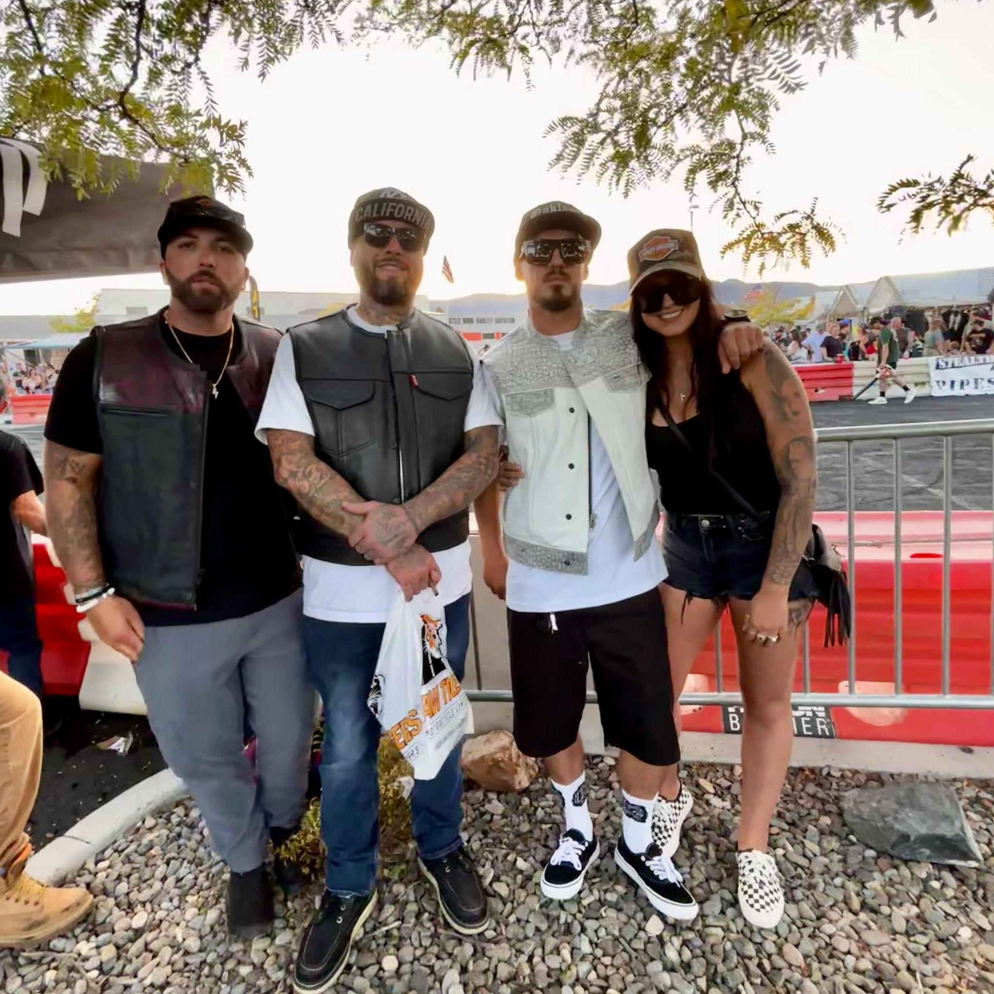 The boy boys! At Street Vibrations. So happy they let me tagalong. Never a dull moment.