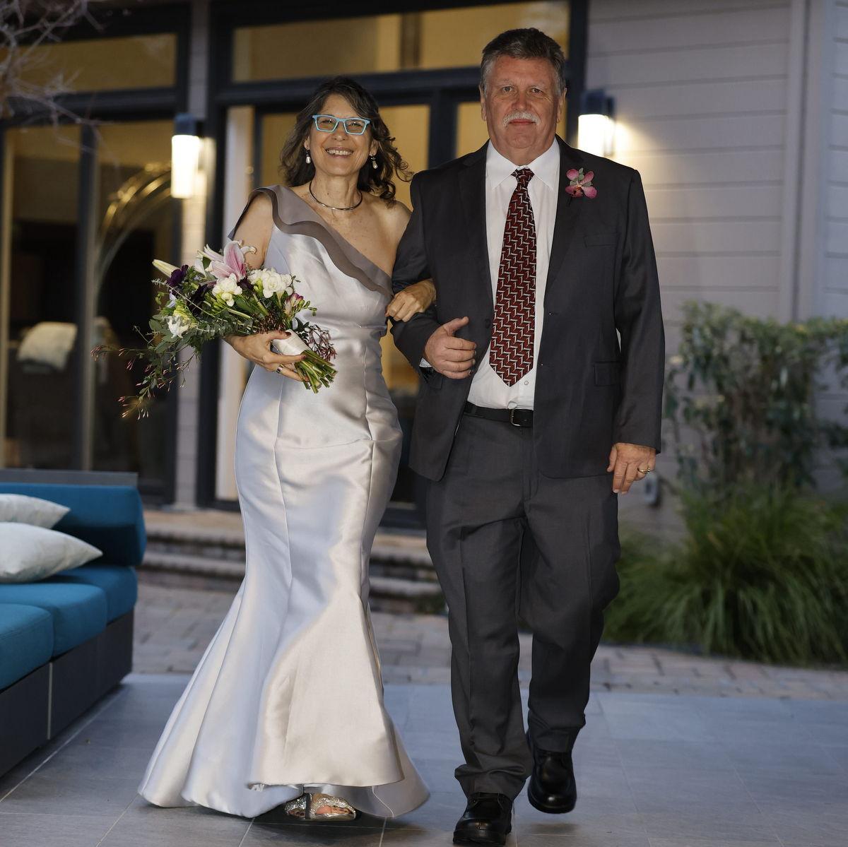 John's brother, Don as Liz's escort