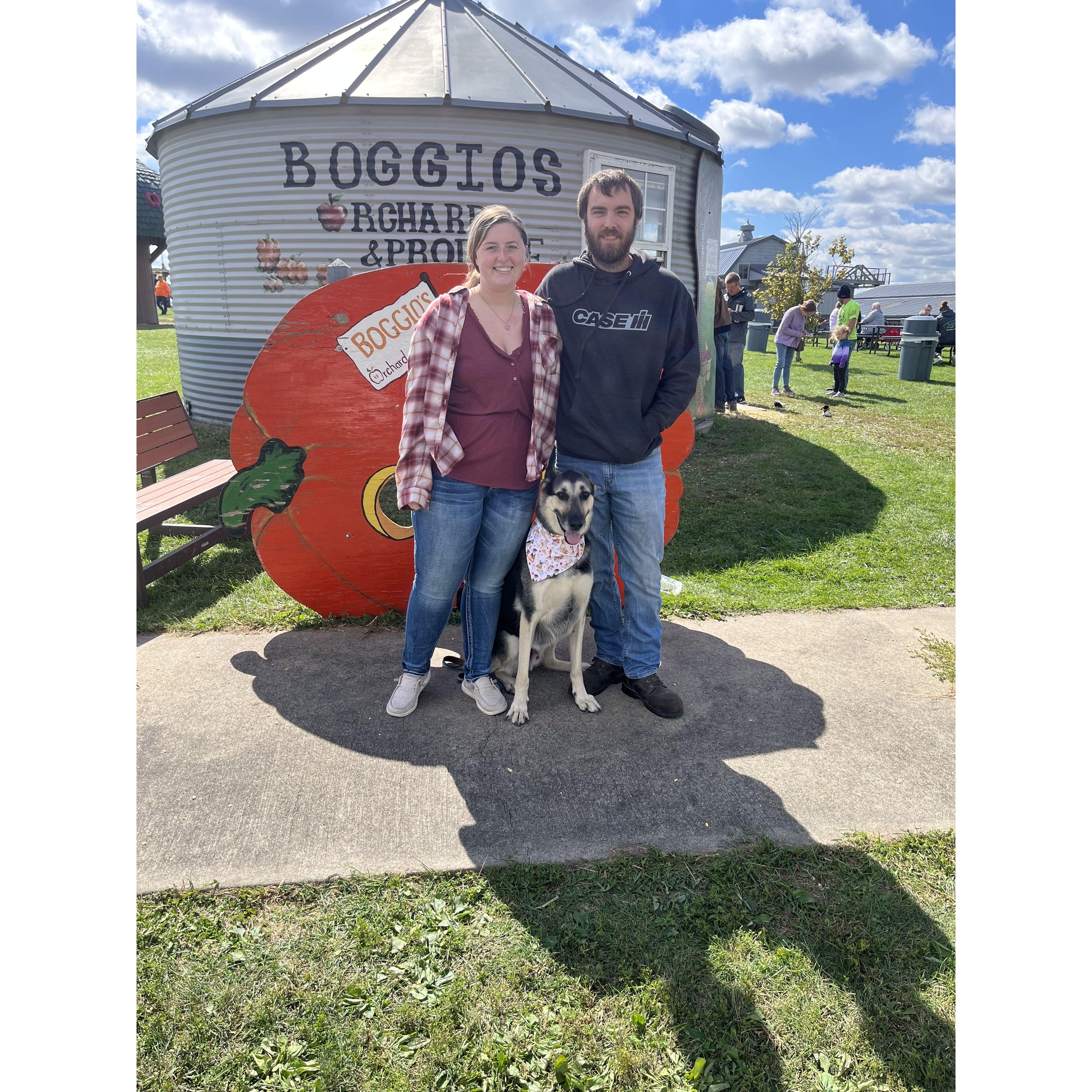 First visit to Boggios Orchard in Granville, IL