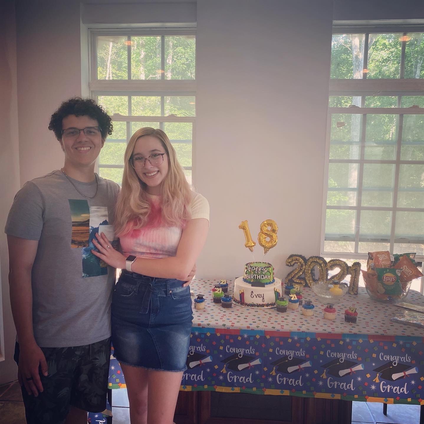 My combined 18th birthday and graduation party 🥳 🎉