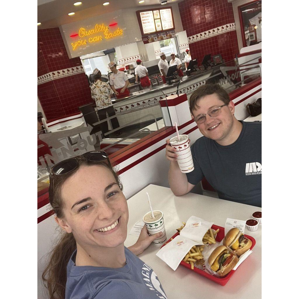 Christian's first time at In-N-Out Burger