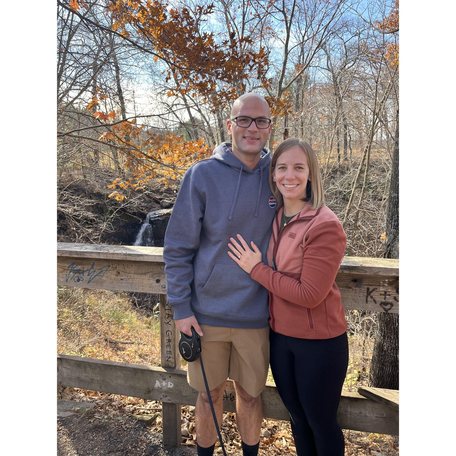 The day we got engaged!