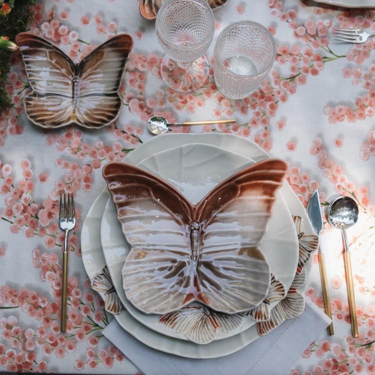 Bordallo Pinheiro, Cloudy Butterflies By Claudia Schiffer Dessert