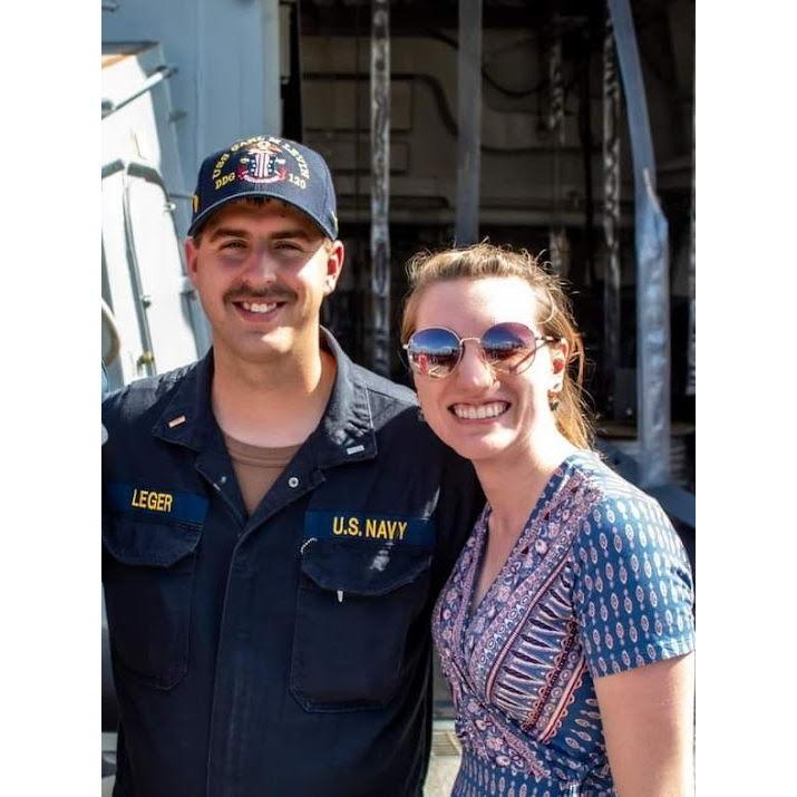 Nick's promotion ceremony from Ensign (O-1) to Lieutenant Junior Grade (O-2)