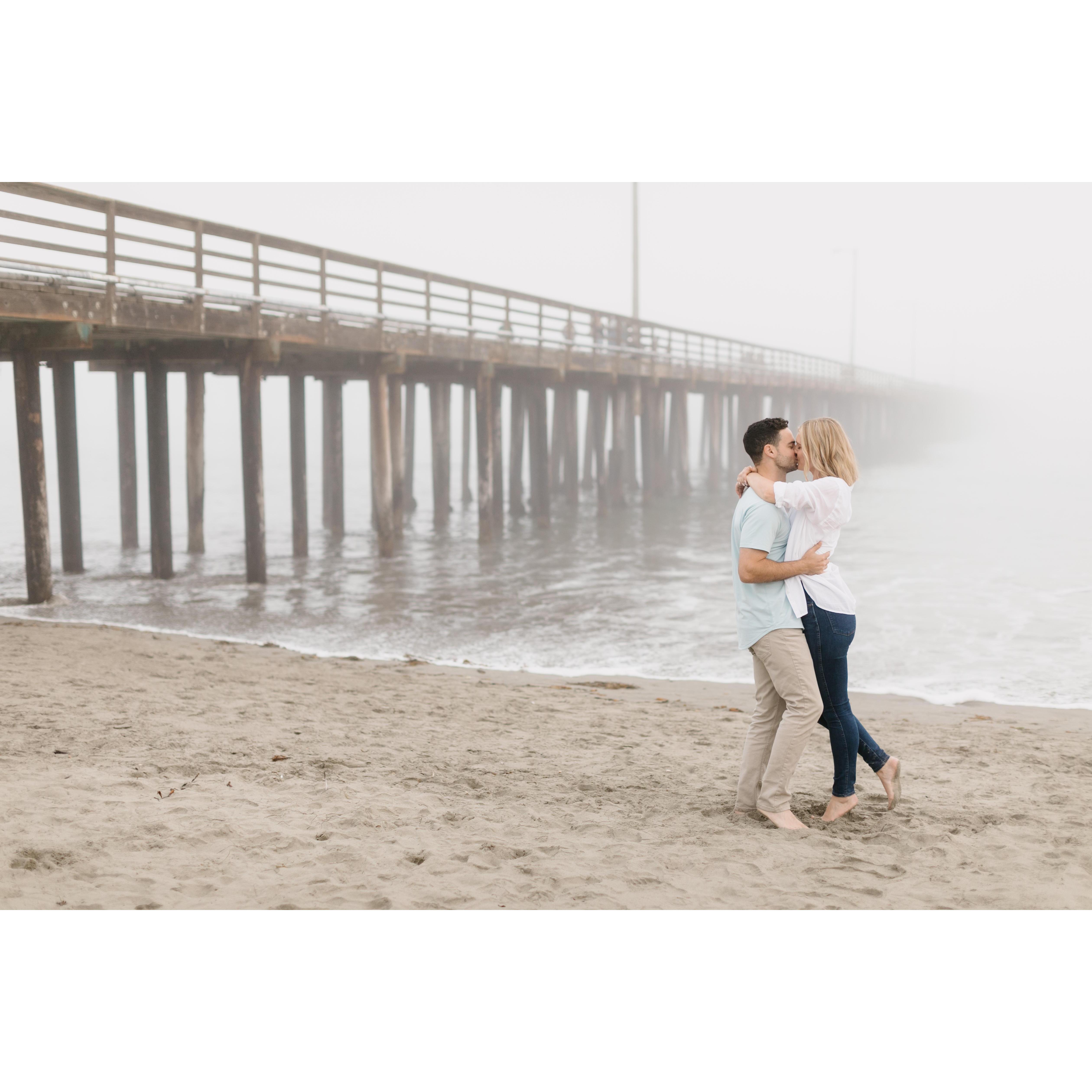 Celebrating one year until the wedding with a trip to San Luis Obispo