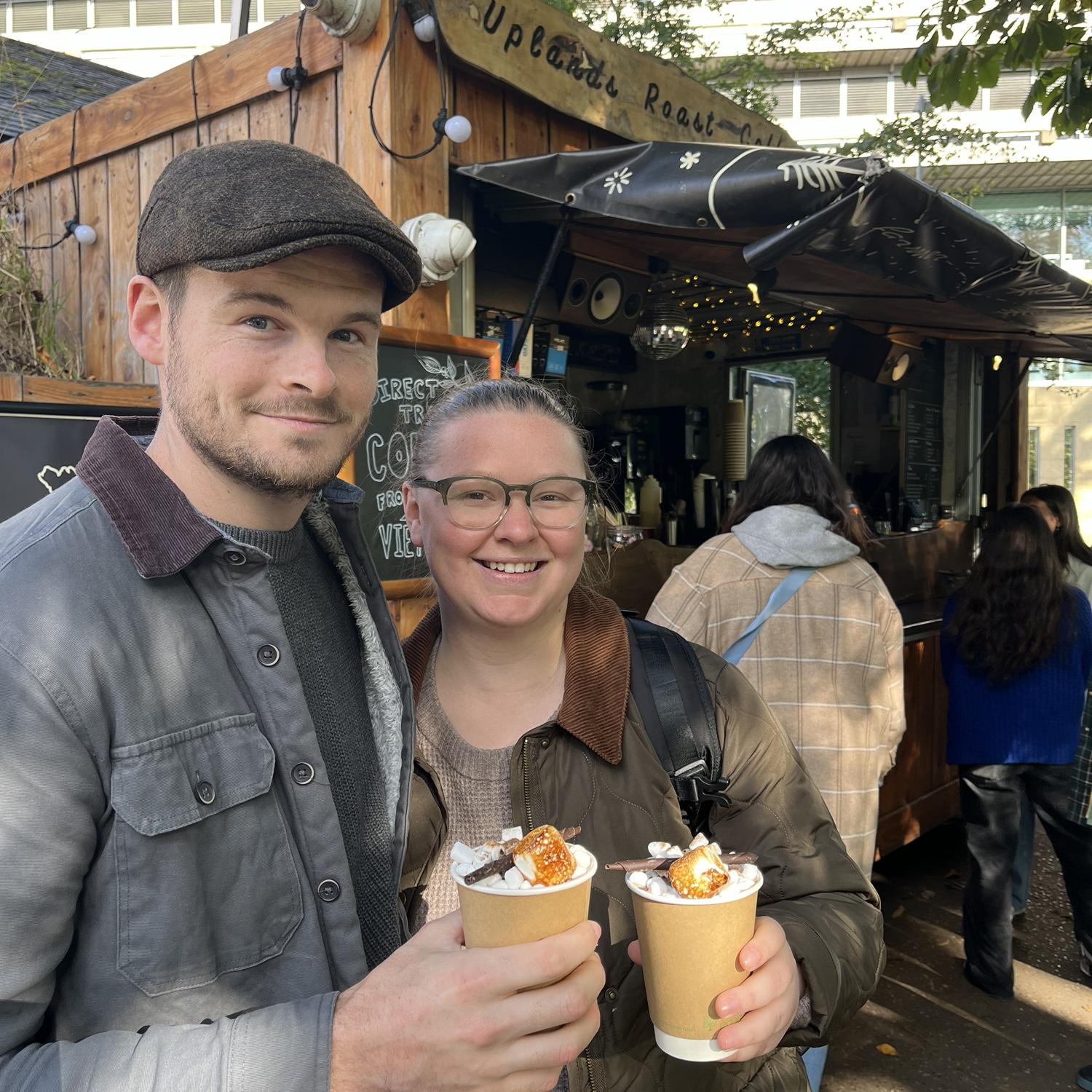 Hot chocolate in Edinburgh, because of course.