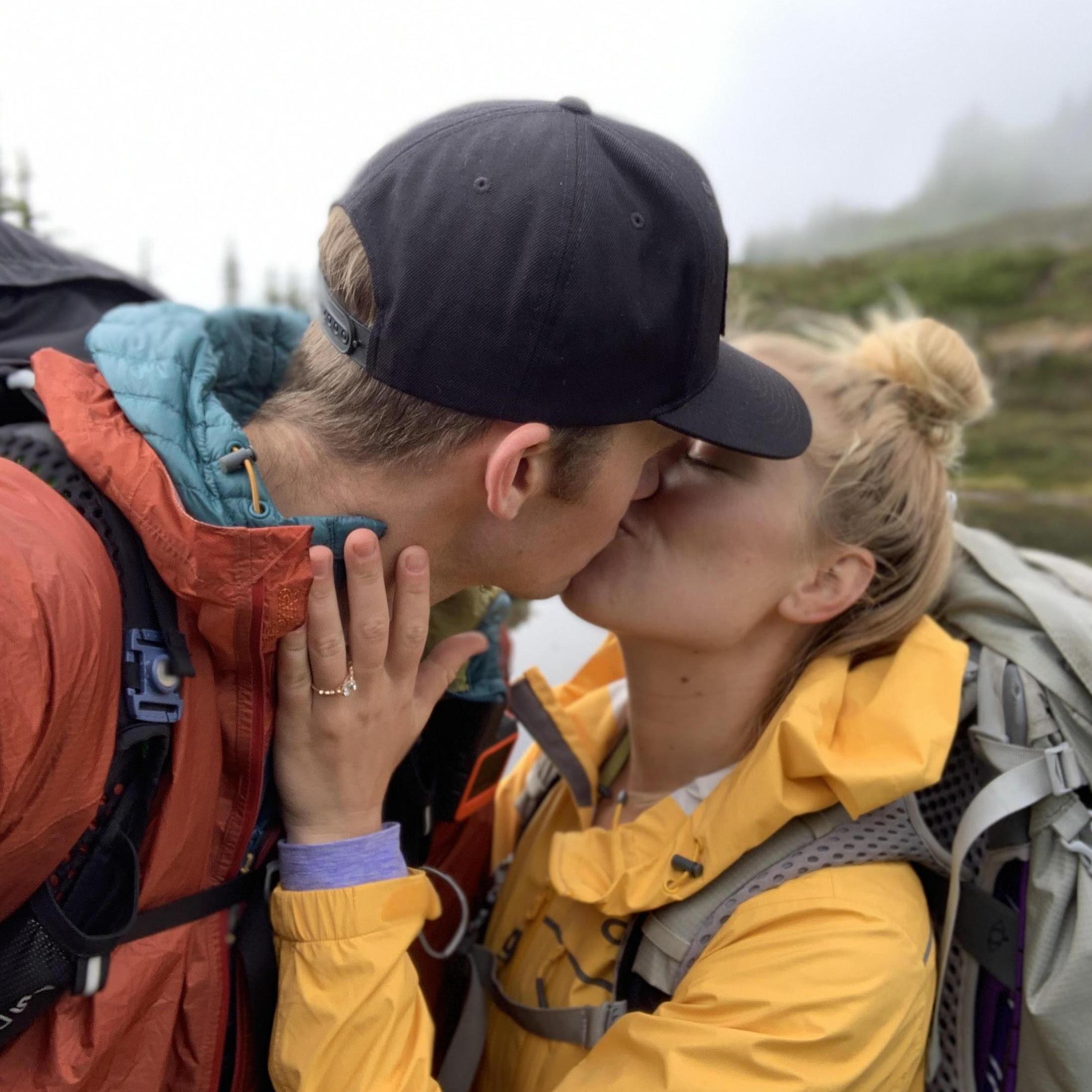 The morning we got engaged