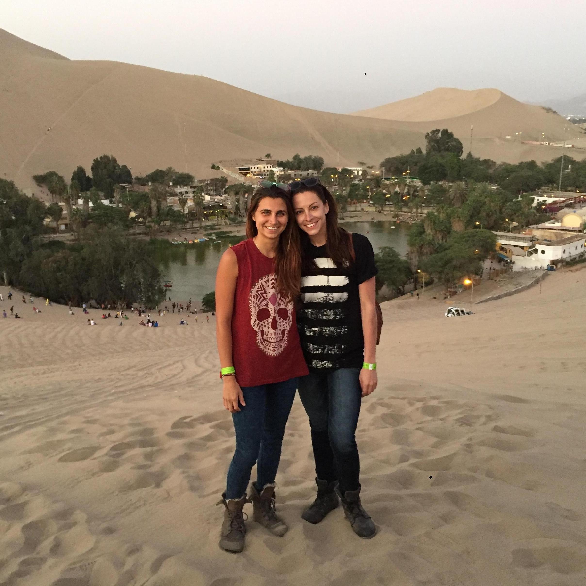 First time sandboarding!