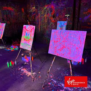 Glow in The Dark Splatter Paint Session for 2 - Los Angeles